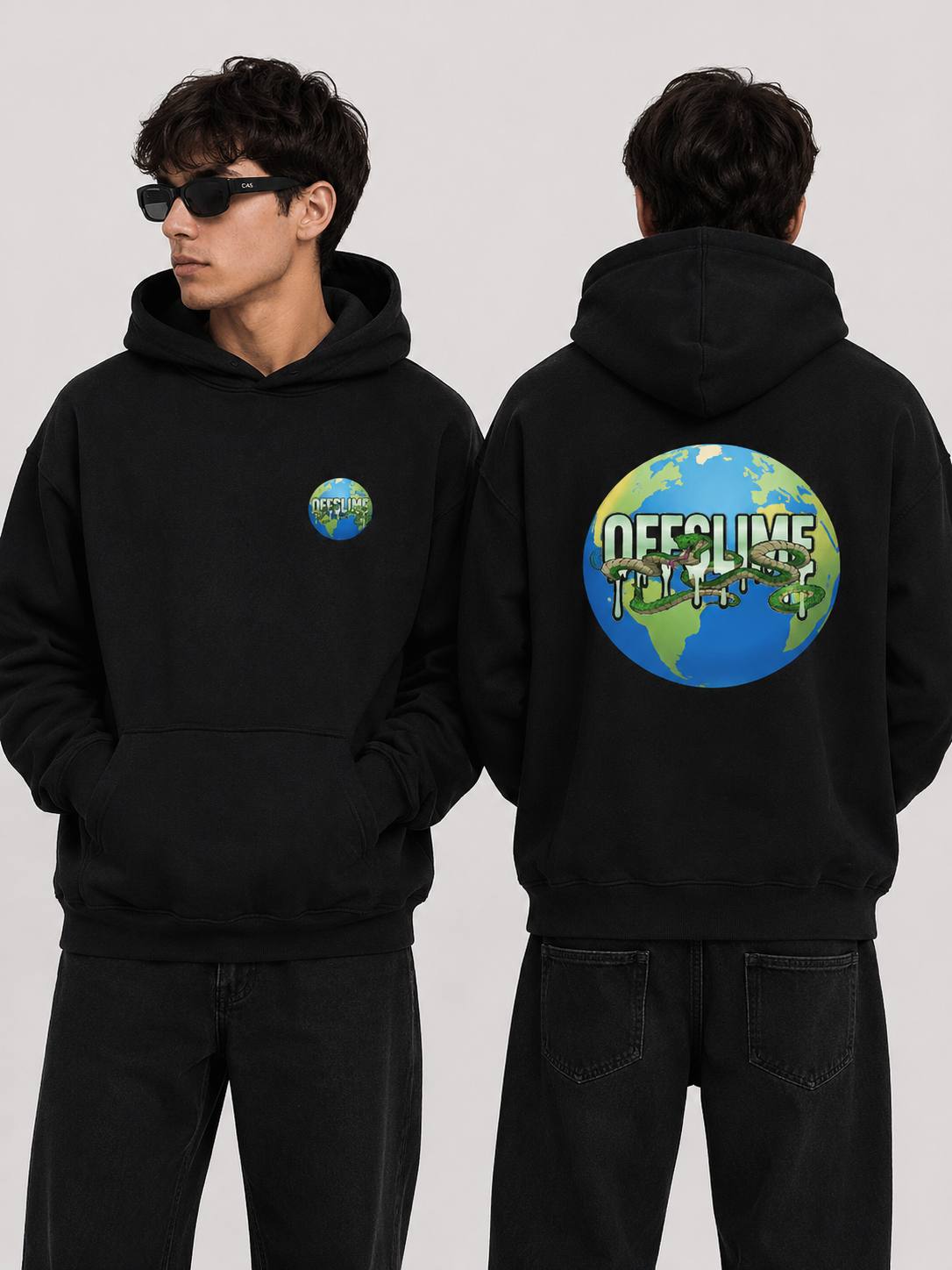Black Offslime Hoodie